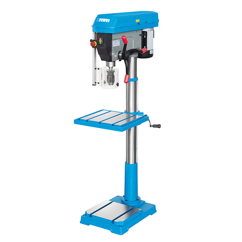 Trapano a colonna con trasmissione a cinghia FERVI 0754/230V