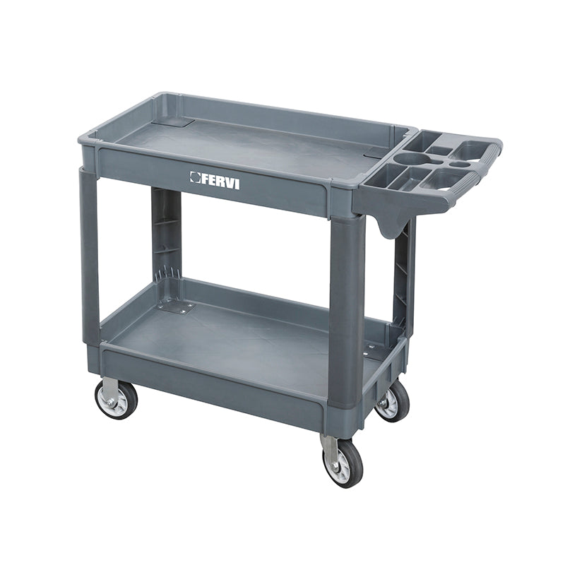 Carrello a 2 vasche polipropilene FERVI C065/2