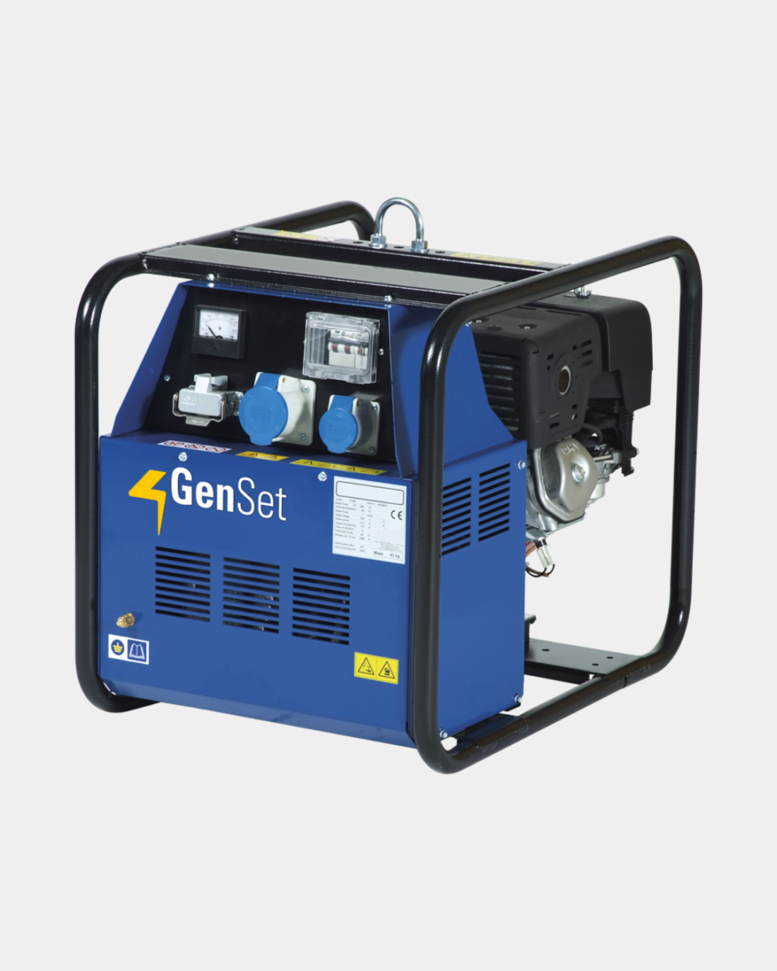 Generatore GenSet con motore a benzina monofase mod. MG 80 H/A nuovo