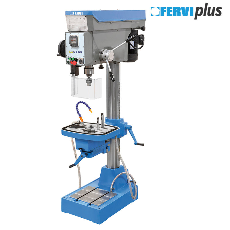 Trapano a colonna con trasmissione a cinghia FERVI T072DA
