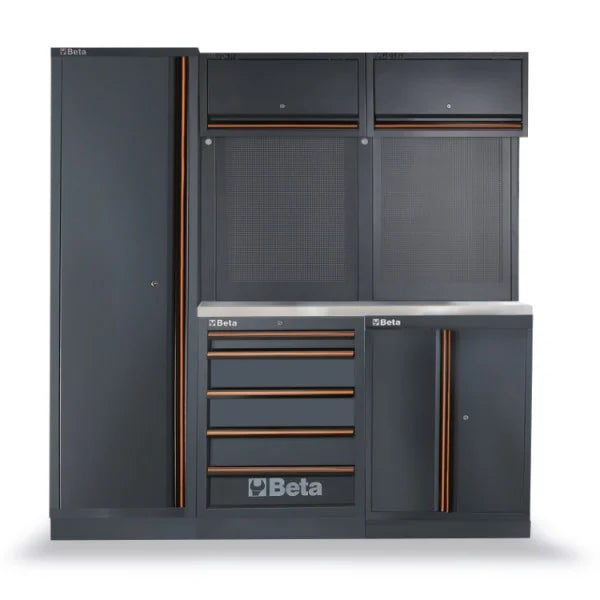 Arredo Officina Beta C45PRO 2.0 BX - Postazione Lineare Professionale 1960 mm