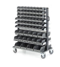 Carrello Bifronte FAMI 391C01 con 130 Contenitori a Bocca di Lupo