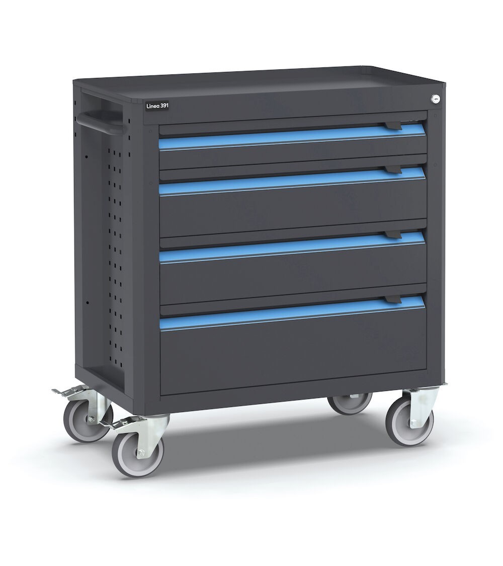 Carrello Porta Attrezzi FAMI 391C06 Linea 391 a 4 Cassetti con Serratura
