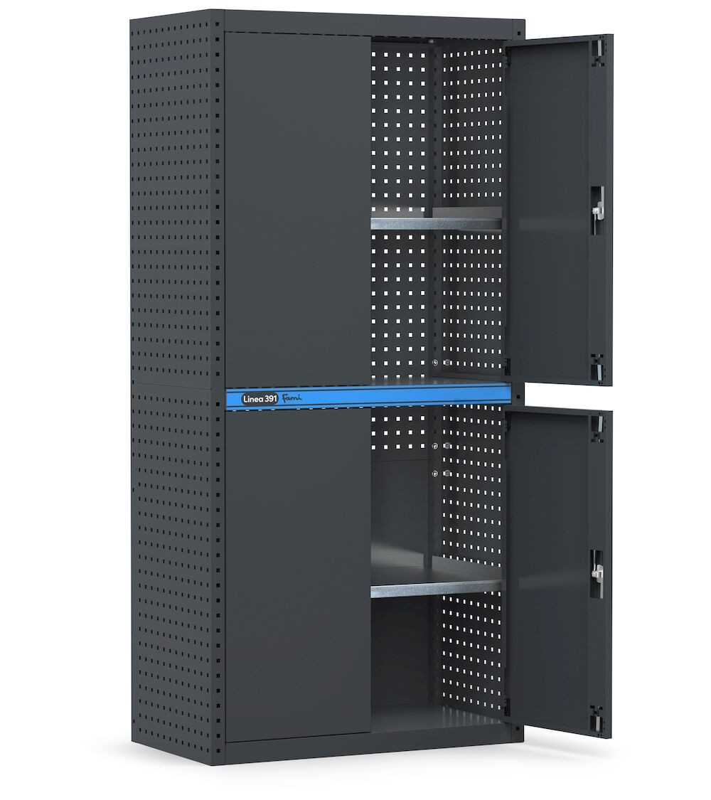 Armadio per Officina FAMI 391A03 a 4 Ante – 912x496x1900 mm
