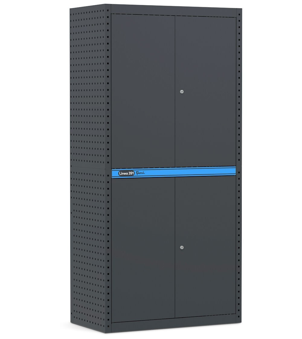Armadio per Officina FAMI 391A03 a 4 Ante – 912x496x1900 mm